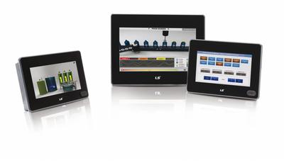 Modernes, kosteneffizientes HMI-Panel 7 Zoll (17.7cm) wide-screen TFT Farb LCD, 3 serielle Schnittst