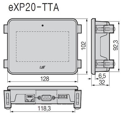 EXP20-TTA/DC HMI Ecran tactile